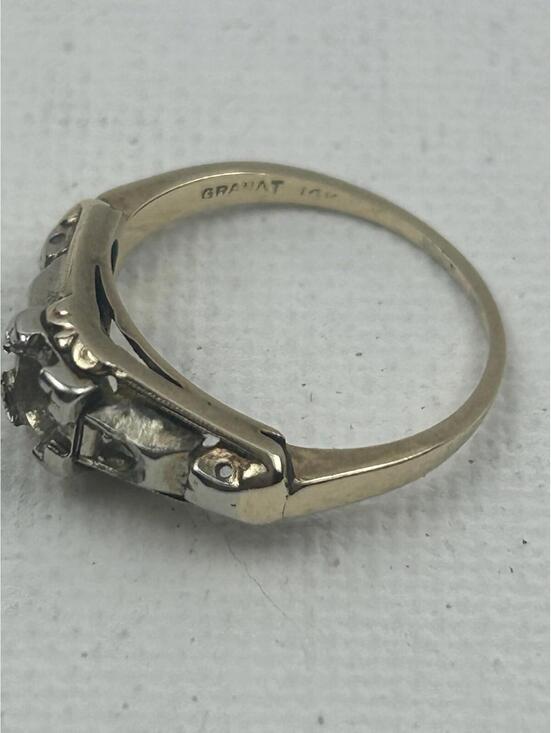 Jewelry - Granat Bros 14k Yellow Gold Engagement Ring Setting Mounting 1.84 Grams NO STONE